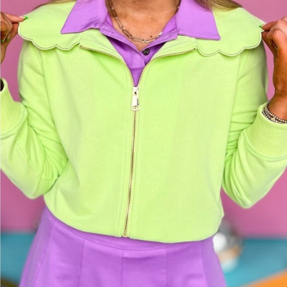 BNWT Lucy Scalloped Collar Lightweight Jacket in Large SOLD OUT - Picture 5 of 8